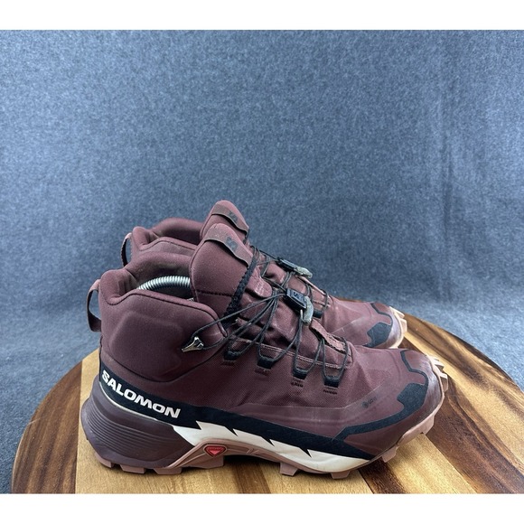 Salomon Shoes - Salomon Cross Hike Mid GTX 2 Women's 9 Waterproof Hiking Shoes Bitter Chocolate